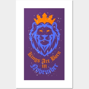Vintage Kings Birthday in November Essential Gift T-Shirt Posters and Art